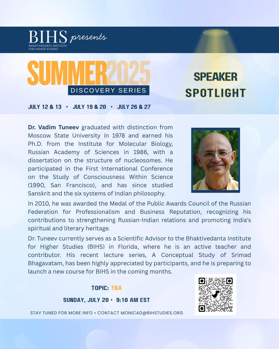 Dr. Vadim Tune Bio